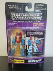 Transformers Heroes of Cybertron Starscream Generation One Collection New Sealed 2001